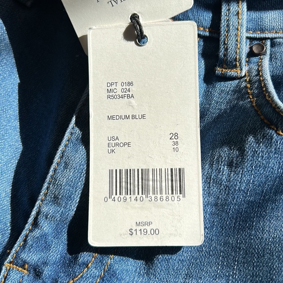 A loves A High rise side stripe jeans Sx28 NWT - Picture 9 of 14